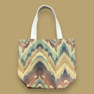 Handmade Tapestry Tote Bag 9.5x6x13 Upcycle Recycle Reusable Shopping Bag